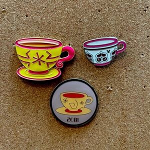 Disney Official Trading Pins Assorted Teacups